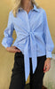 Say INA Copenhagen Skjorte - Luna - Blue/White Stripe