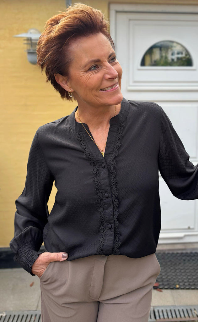 Say INA Copenhagen Skjorte - Malou - Black