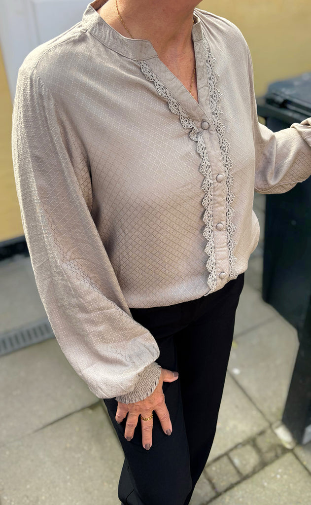 Say INA Copenhagen Skjorte - Malou - Greyish