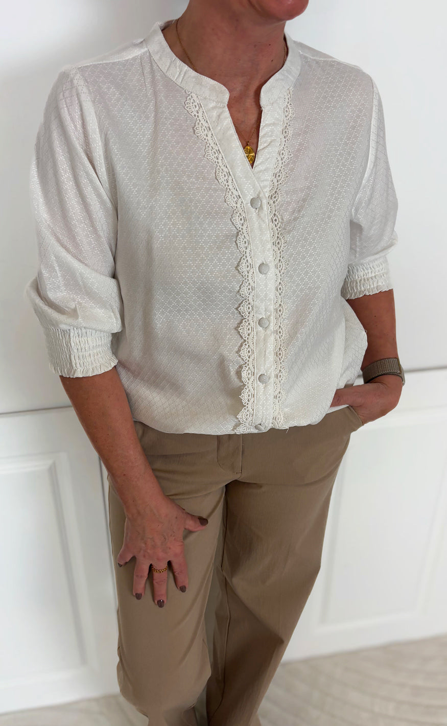 Say INA Copenhagen Skjorte - Malou SL - Off White