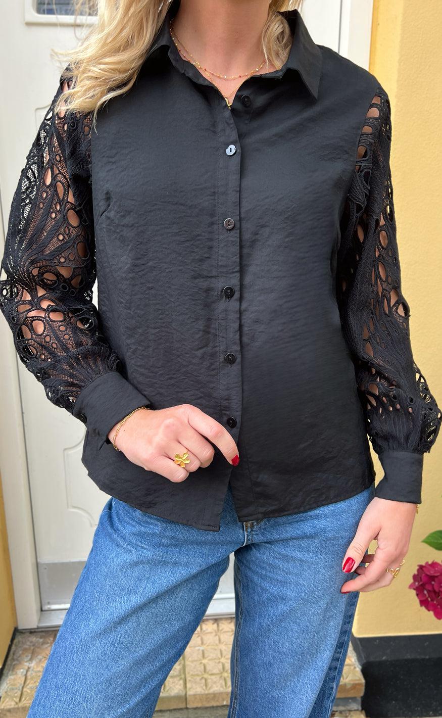 Say INA Copenhagen Skjorte - Mitty - Black
