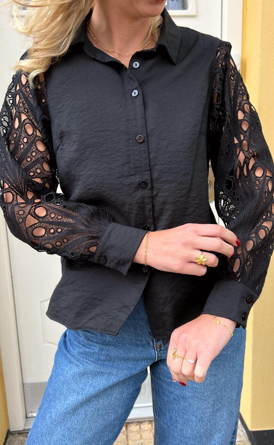 Say INA Copenhagen Skjorte - Mitty - Black