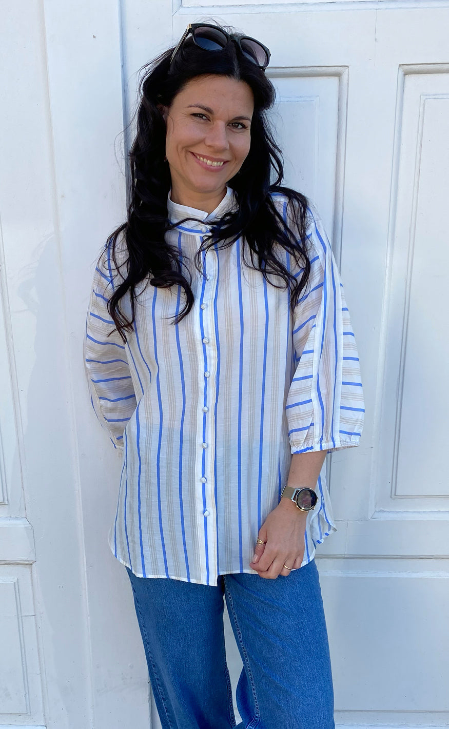 Say INA Copenhagen Skjorte - Selma - Striped