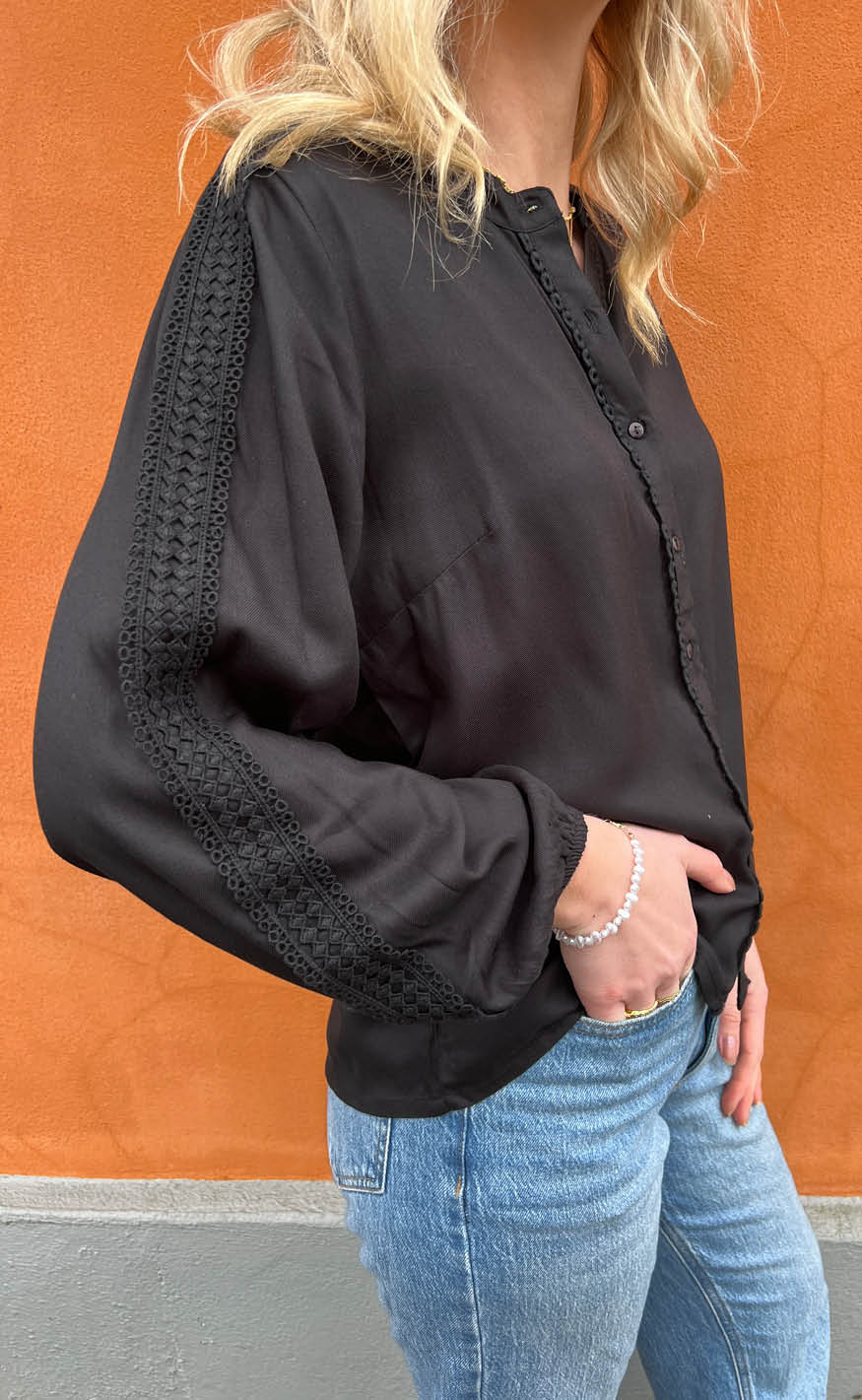 Say INA Copenhagen Skjorte - Viola - Black