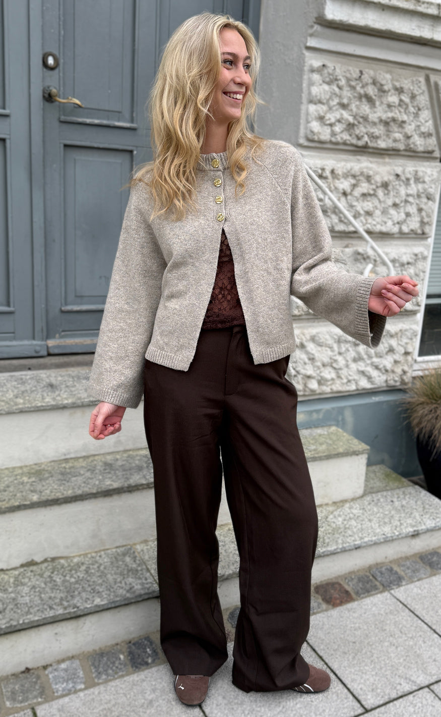 Say INA Copenhagen Strik - Kamilla Knit - Beige Melange
