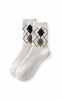 Say INA Copenhagen Strømper - Harlekin - Off White