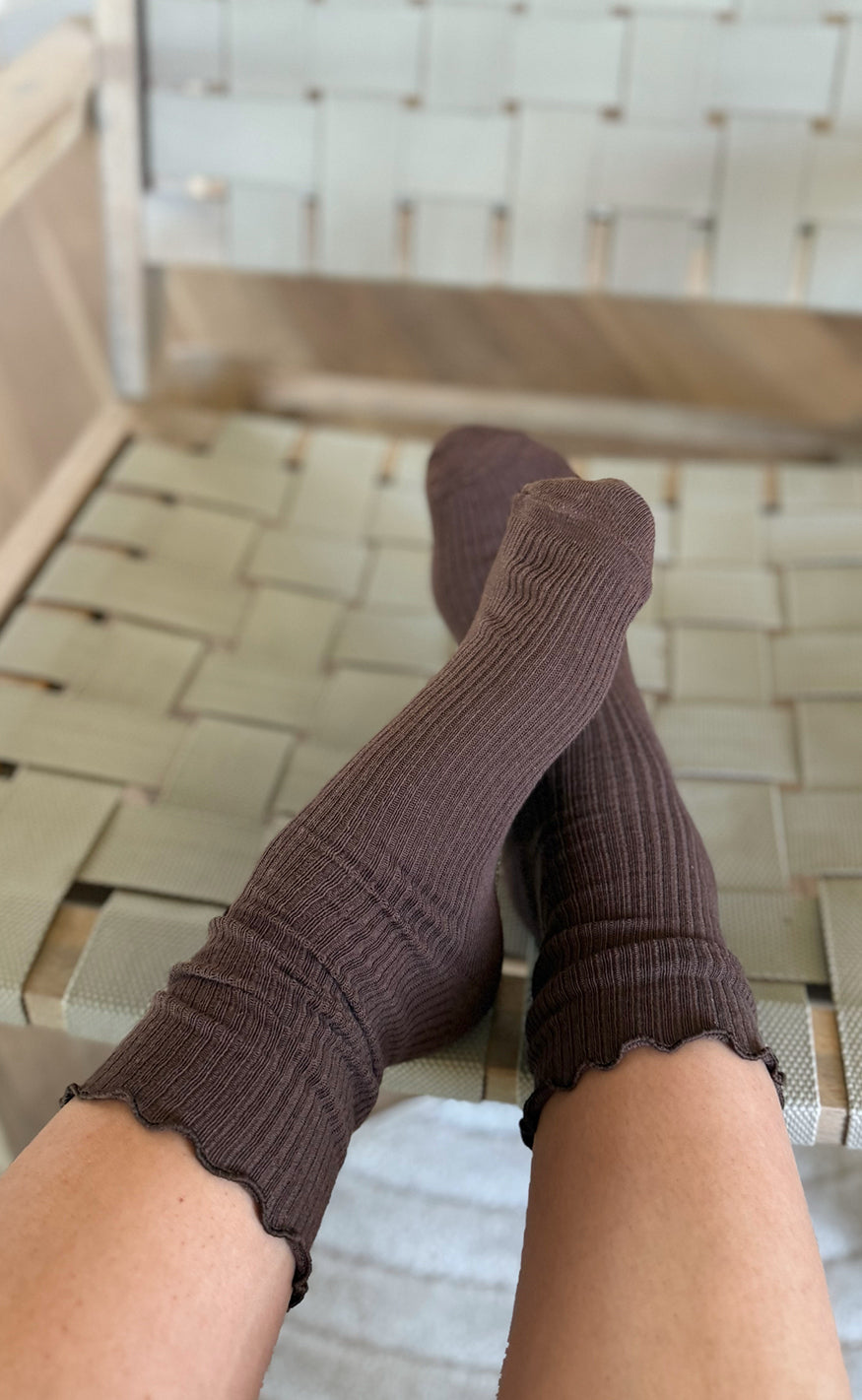 Say INA Copenhagen Strømper - Sally 3-pack - Brown