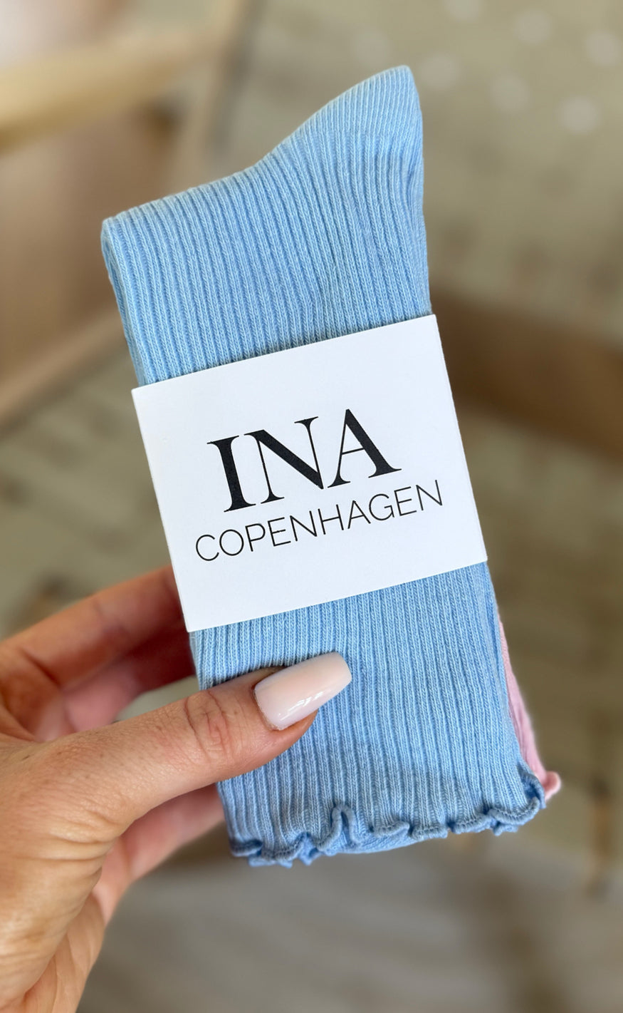 Say INA Copenhagen Strømper - Sally 3-pack - Pastel