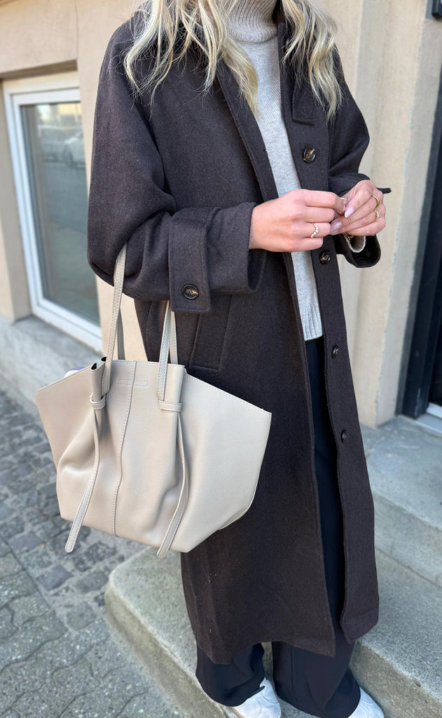 Say INA Copenhagen Taske - Amanda - Beige PU Leather