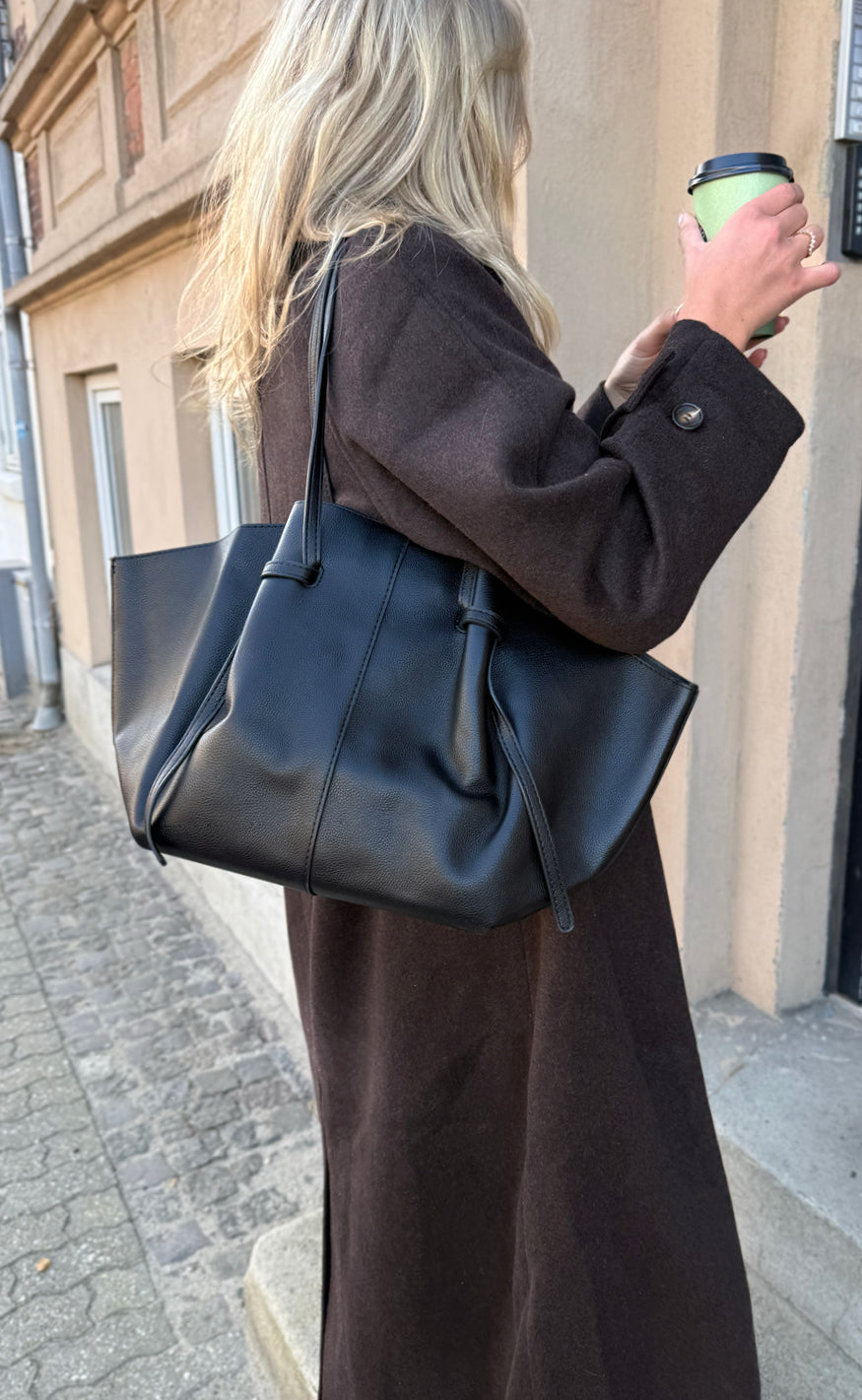Say INA Copenhagen Taske - Amanda - Black PU Leather