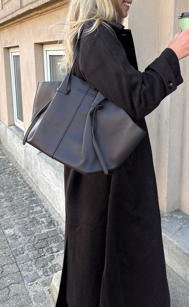 Say INA Copenhagen Taske - Amanda - Dark Brown PU Leather