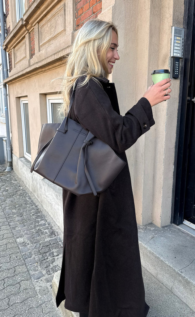 Say INA Copenhagen Taske - Amanda - Dark Brown PU Leather