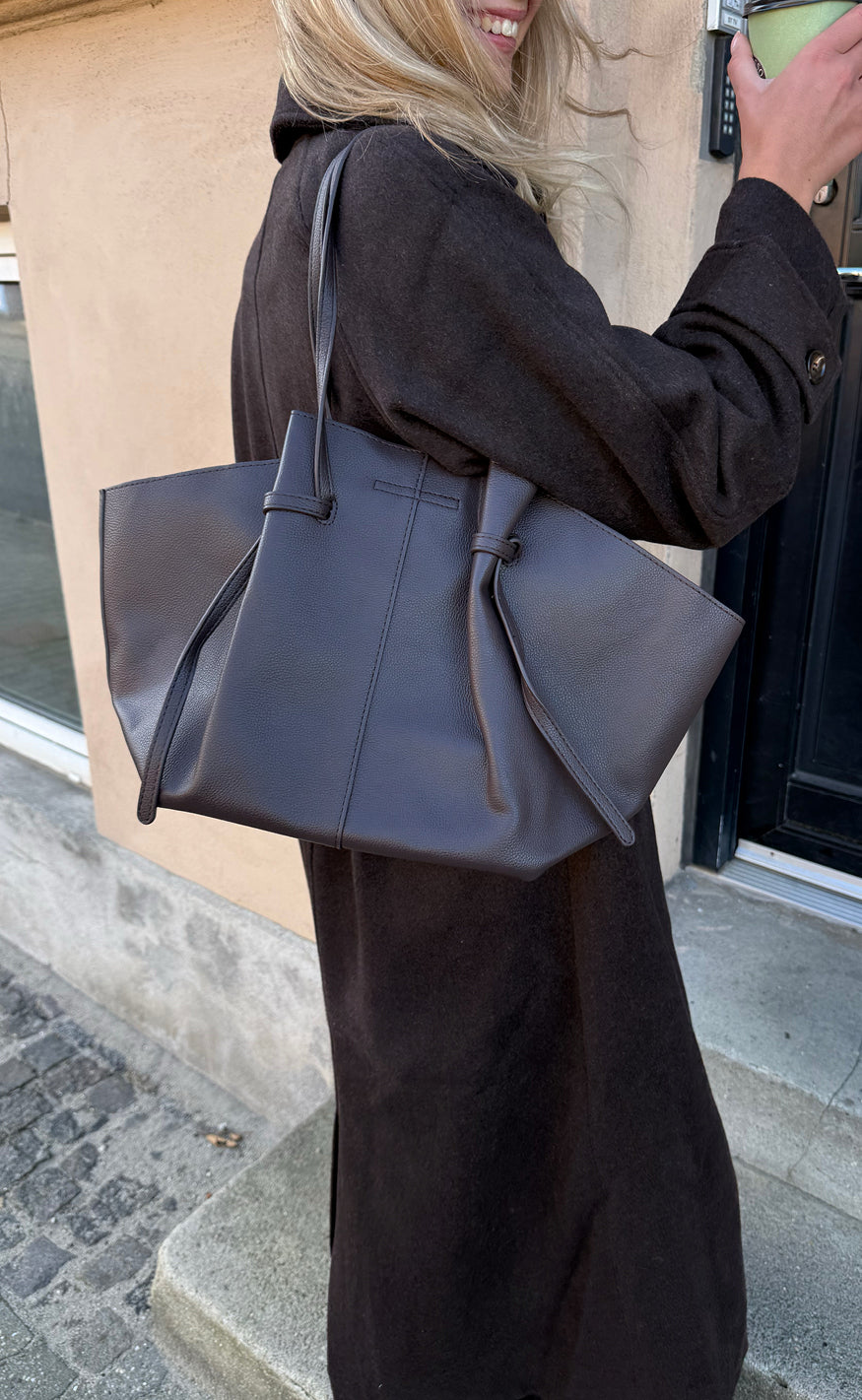 Say INA Copenhagen Taske - Amanda - Dark Brown PU Leather
