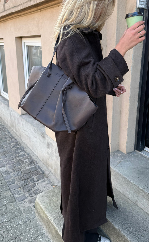 Say INA Copenhagen Taske - Amanda - Dark Brown PU Leather