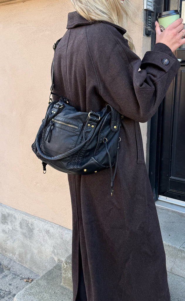 Say INA Copenhagen Taske - Cannes City - Black PU Leather