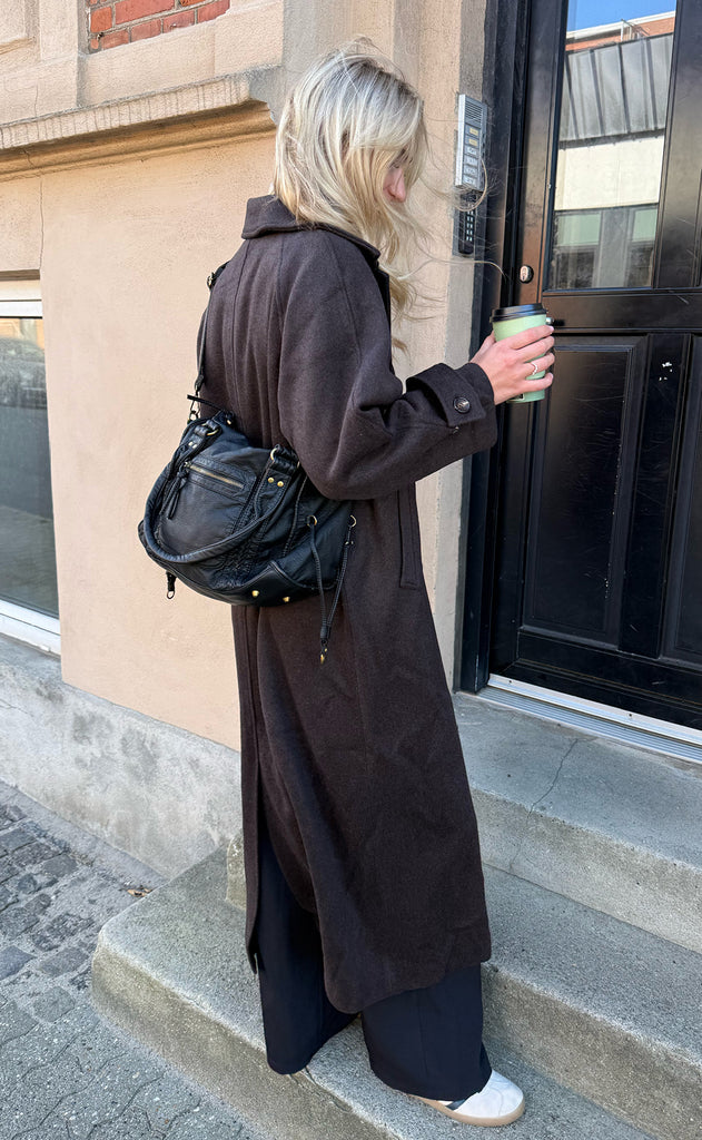 Say INA Copenhagen Taske - Cannes City - Black PU Leather