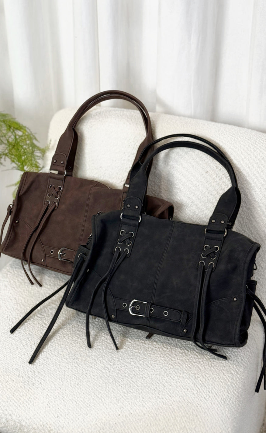 Say INA Copenhagen Taske - Mary City - Black PU Leather