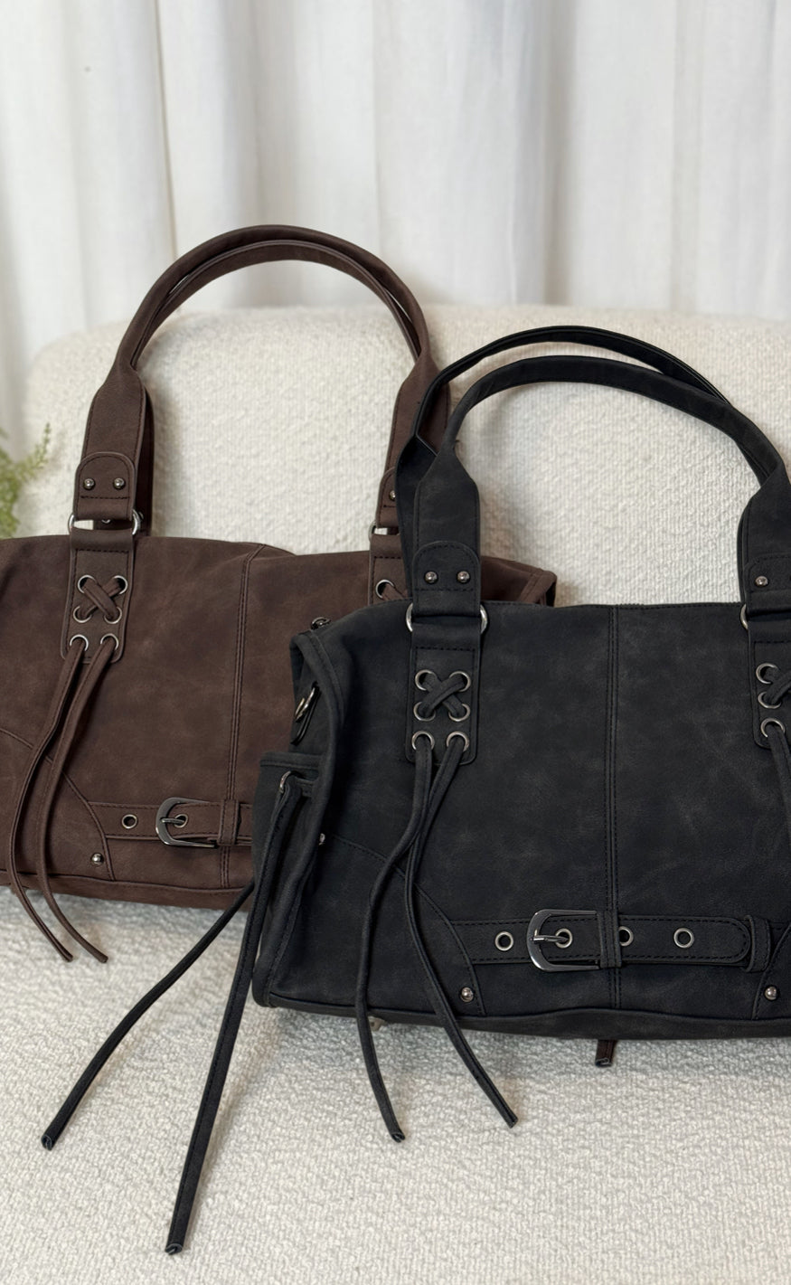 Say INA Copenhagen Taske - Mary City - Black PU Leather
