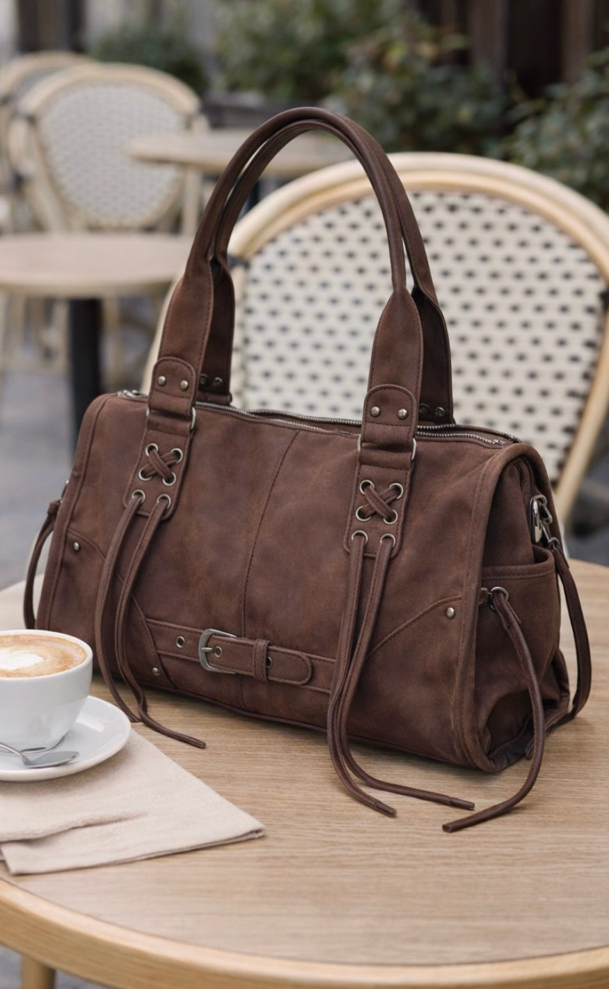 Say INA Copenhagen Taske - Mary City - Brown PU Leather