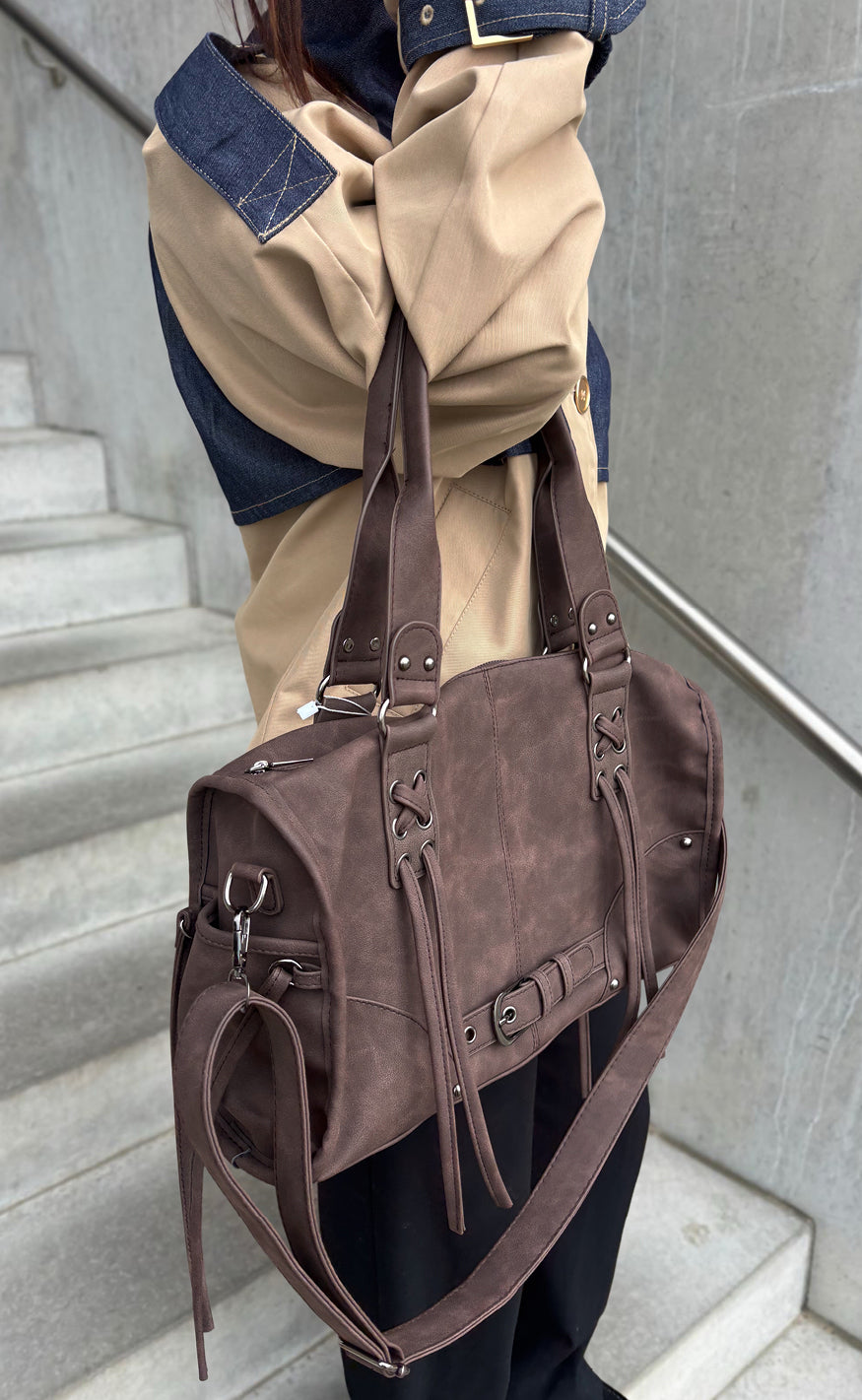 Say INA Copenhagen Taske - Mary City - Brown PU Leather