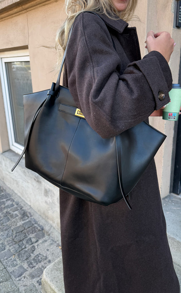 Say INA Copenhagen Taske - Olivia - Black PU Leather