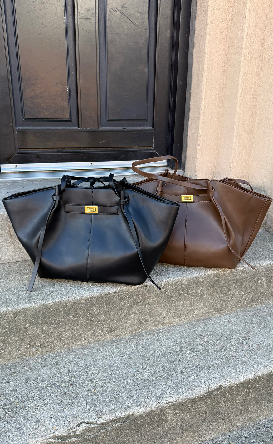 Say INA Copenhagen Taske - Olivia - Dark Brown PU Leather
