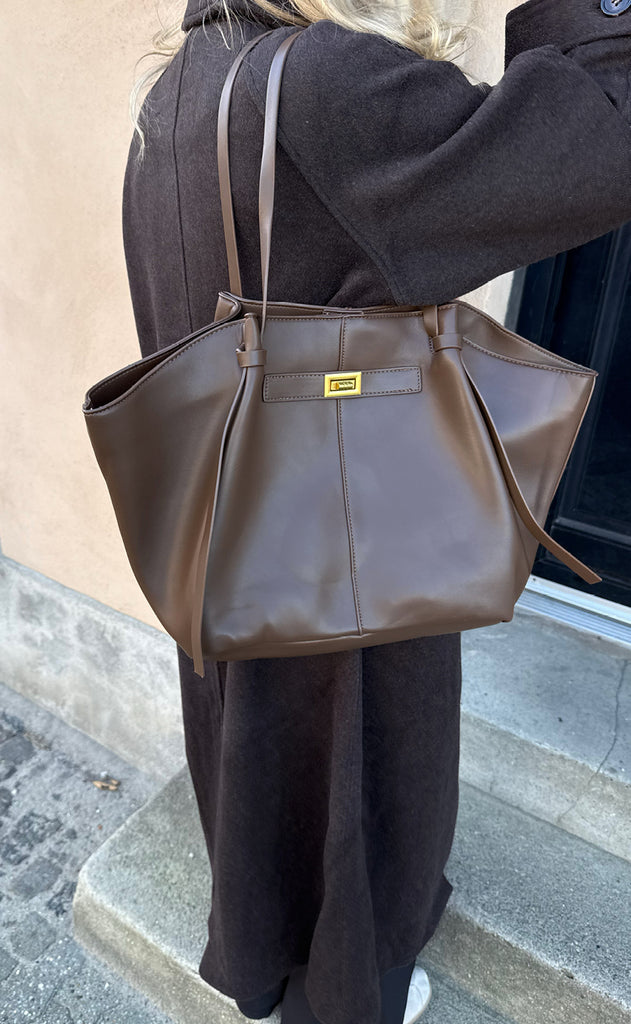 Say INA Copenhagen Taske - Olivia - Dark Brown PU Leather