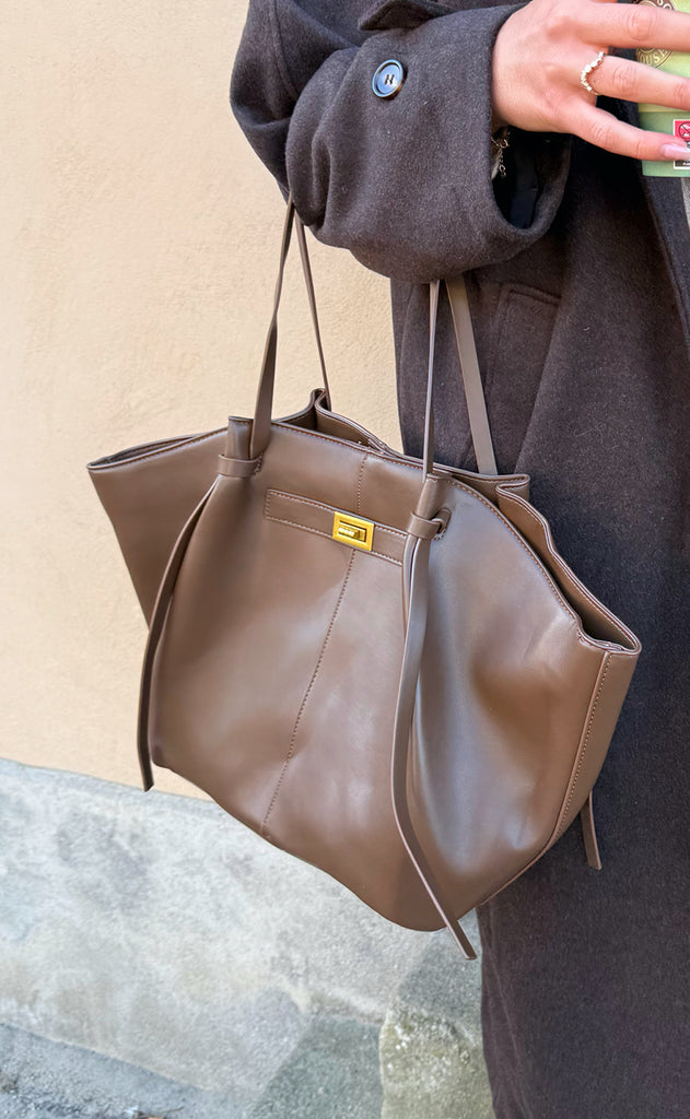 Say INA Copenhagen Taske - Olivia - Dark Brown PU Leather