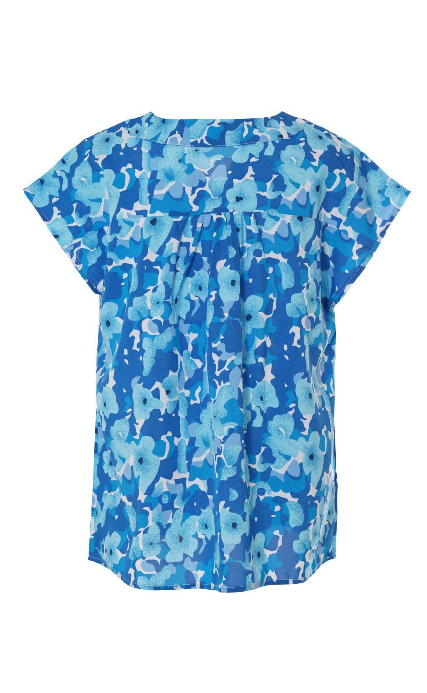 Say INA Copenhagen Top - Amelia - Blue Flower