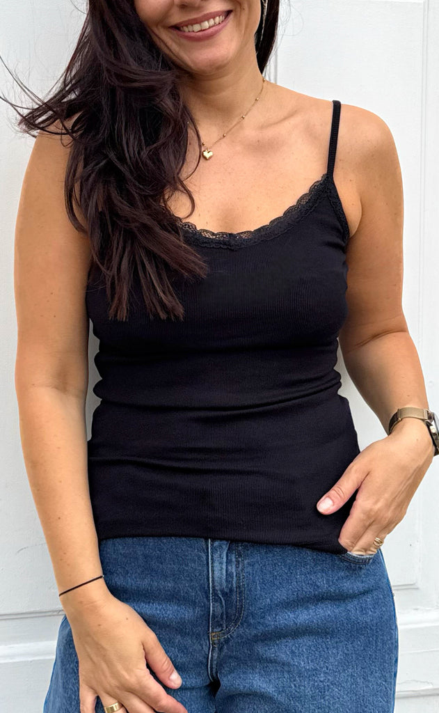 Say INA Copenhagen Top - Benedicte - Black