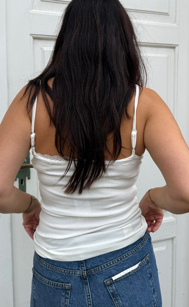 Say INA Copenhagen Top - Benedicte - Off White