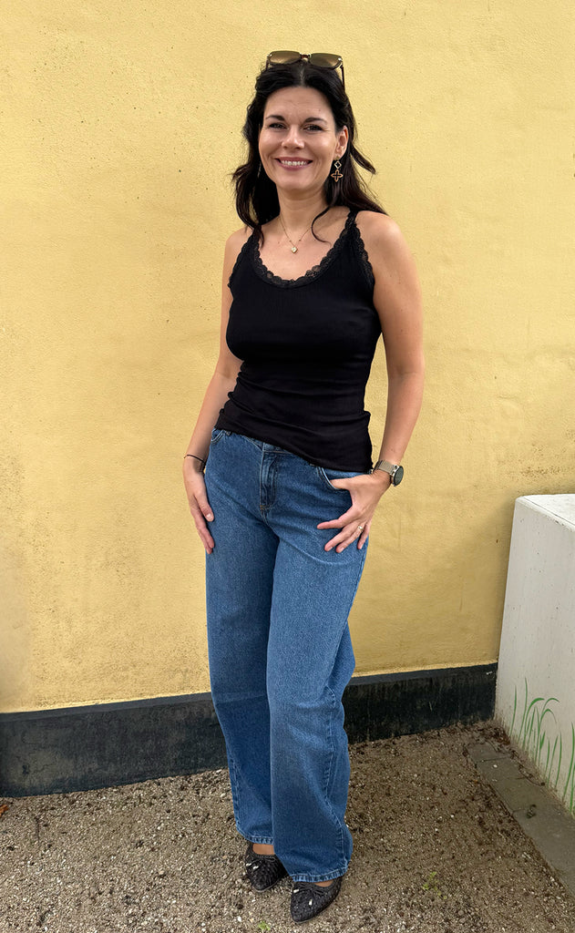 Say INA Copenhagen Top - Benita - Black