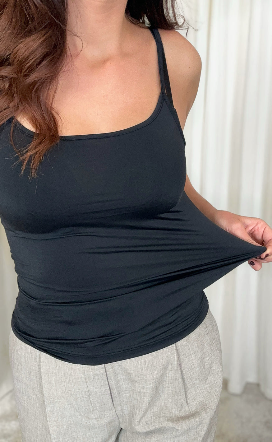 Say INA Copenhagen Top - Elena - Black