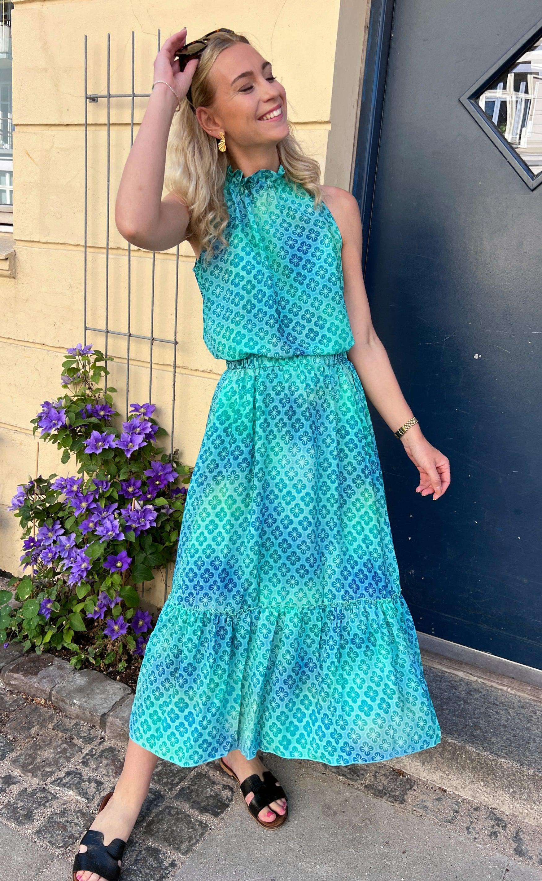 Say INA Copenhagen Top - Ellen - Aqua (vendbar)