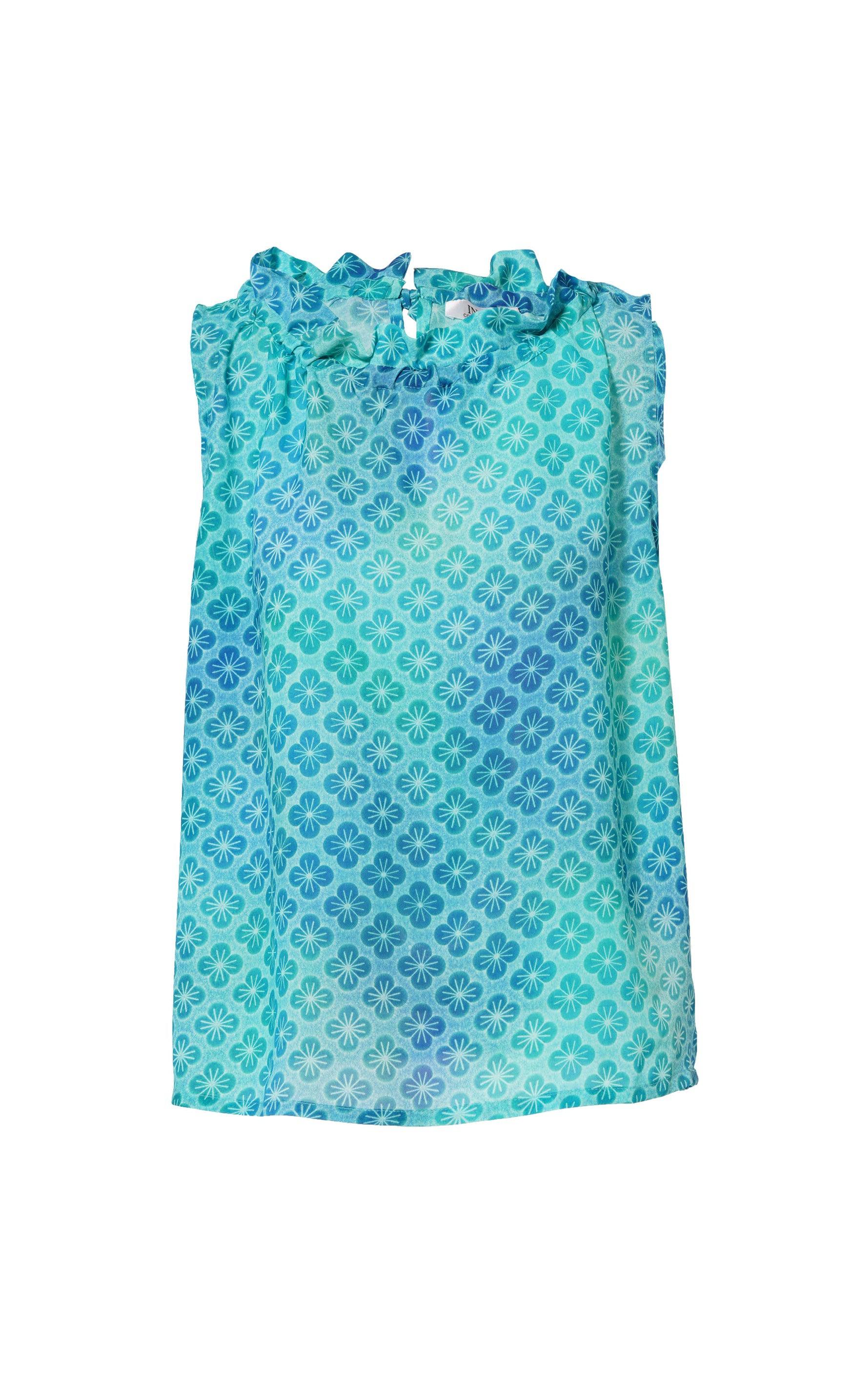Say INA Copenhagen Top - Ellen - Aqua (vendbar)
