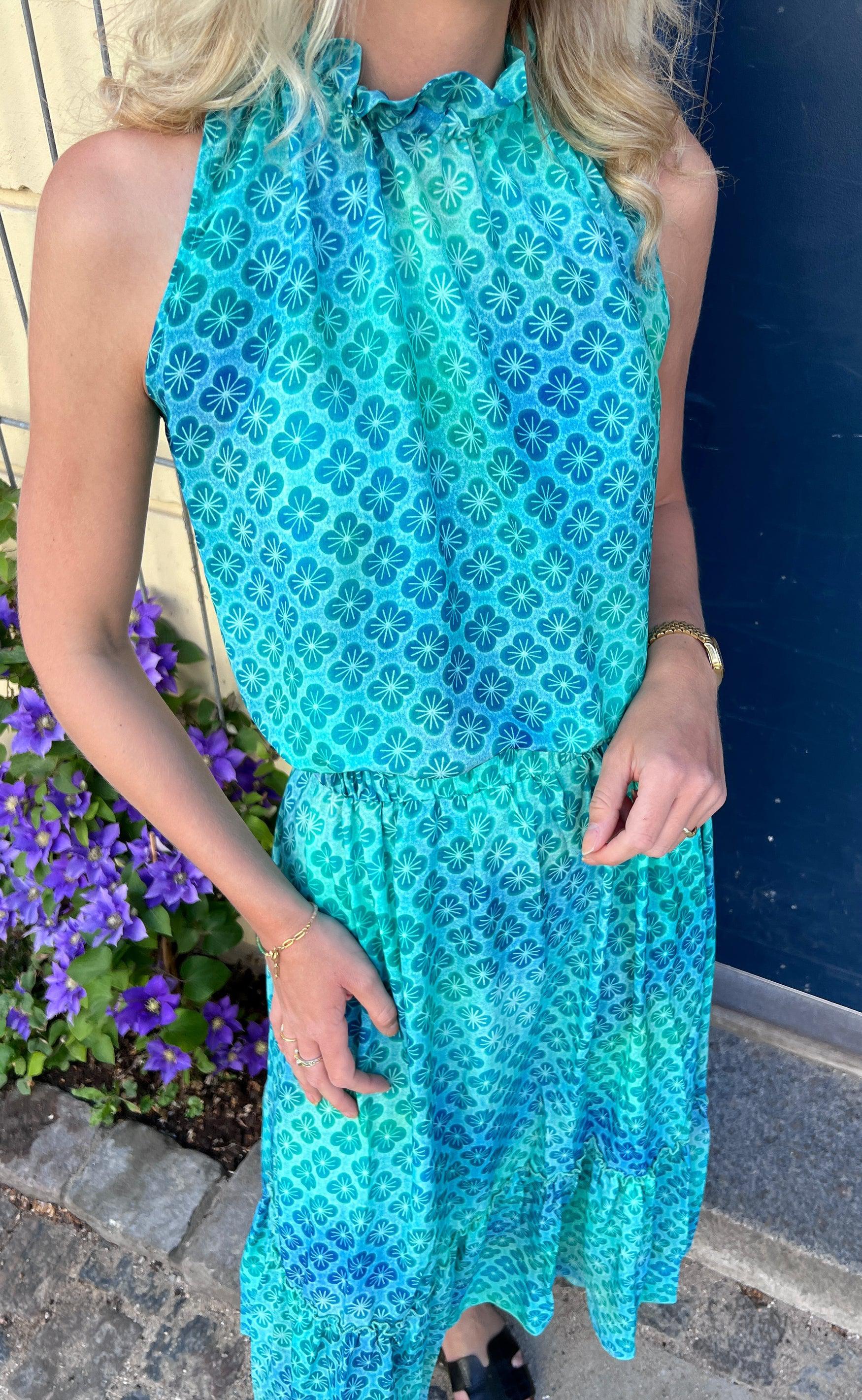 Say INA Copenhagen Top - Ellen - Aqua (vendbar)