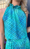 Say INA Copenhagen Top - Ellen - Aqua (vendbar)