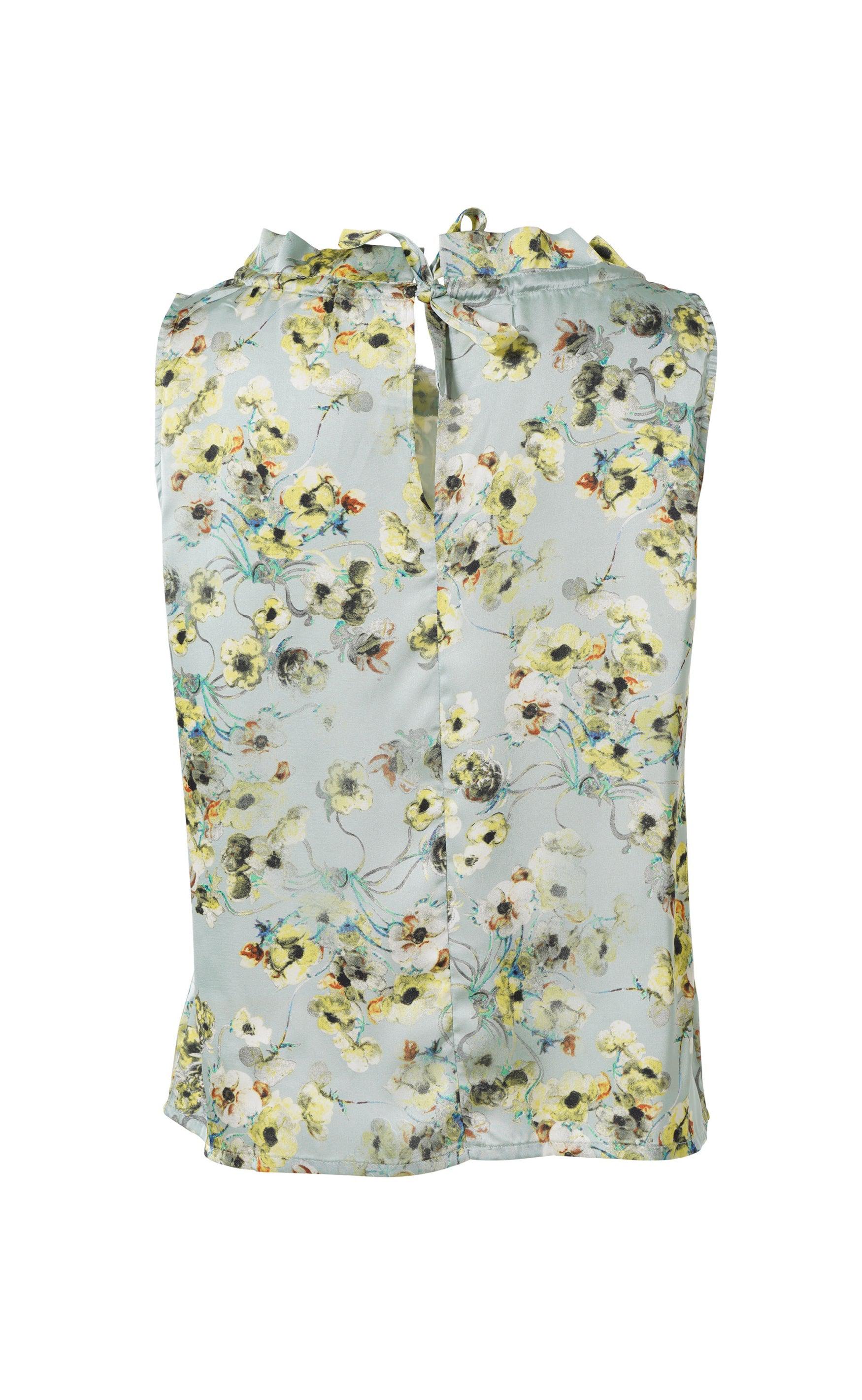 Say INA Copenhagen Top - Ellen - Green Summer (vendbar)