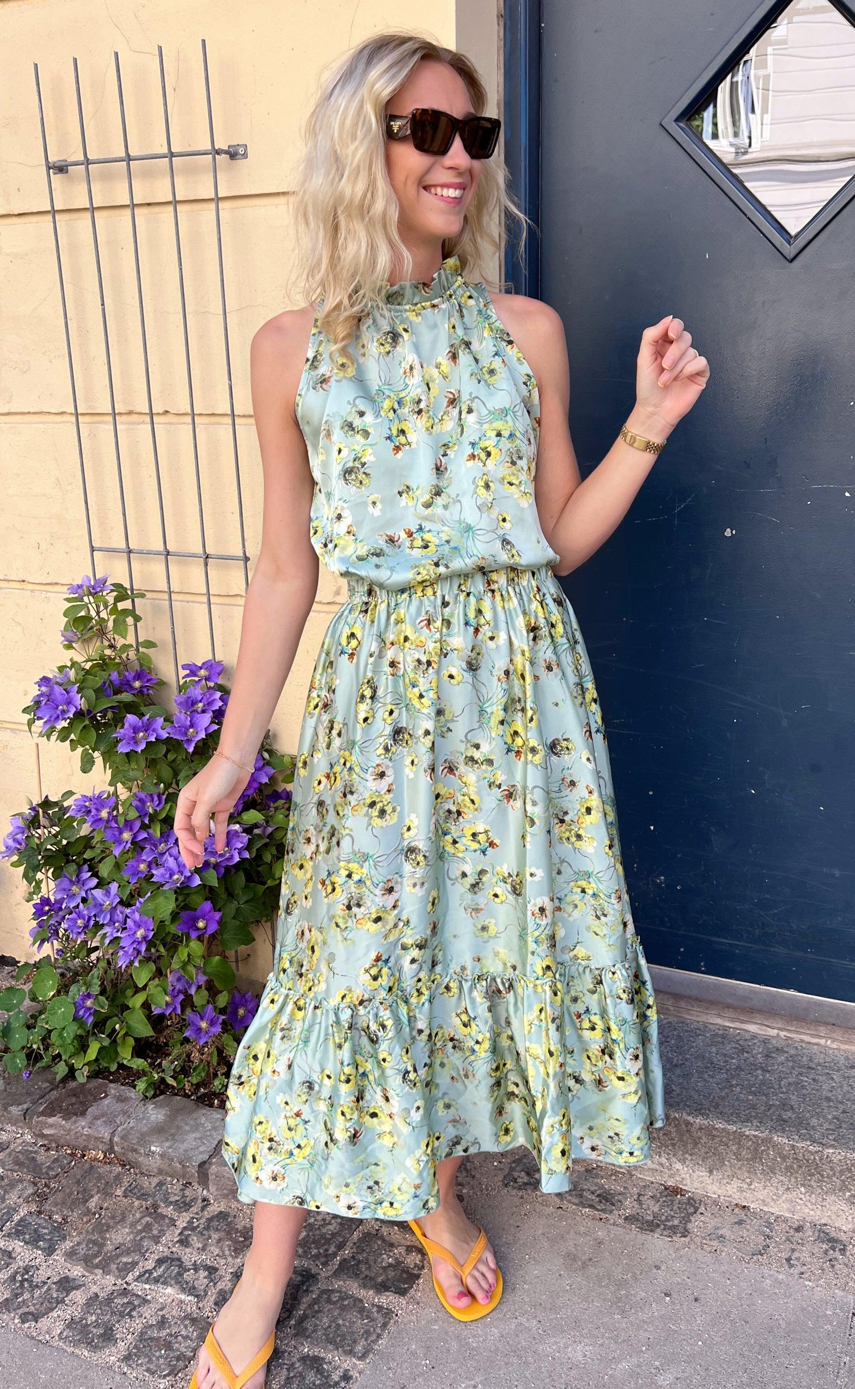 Say INA Copenhagen Top - Ellen - Green Summer (vendbar)