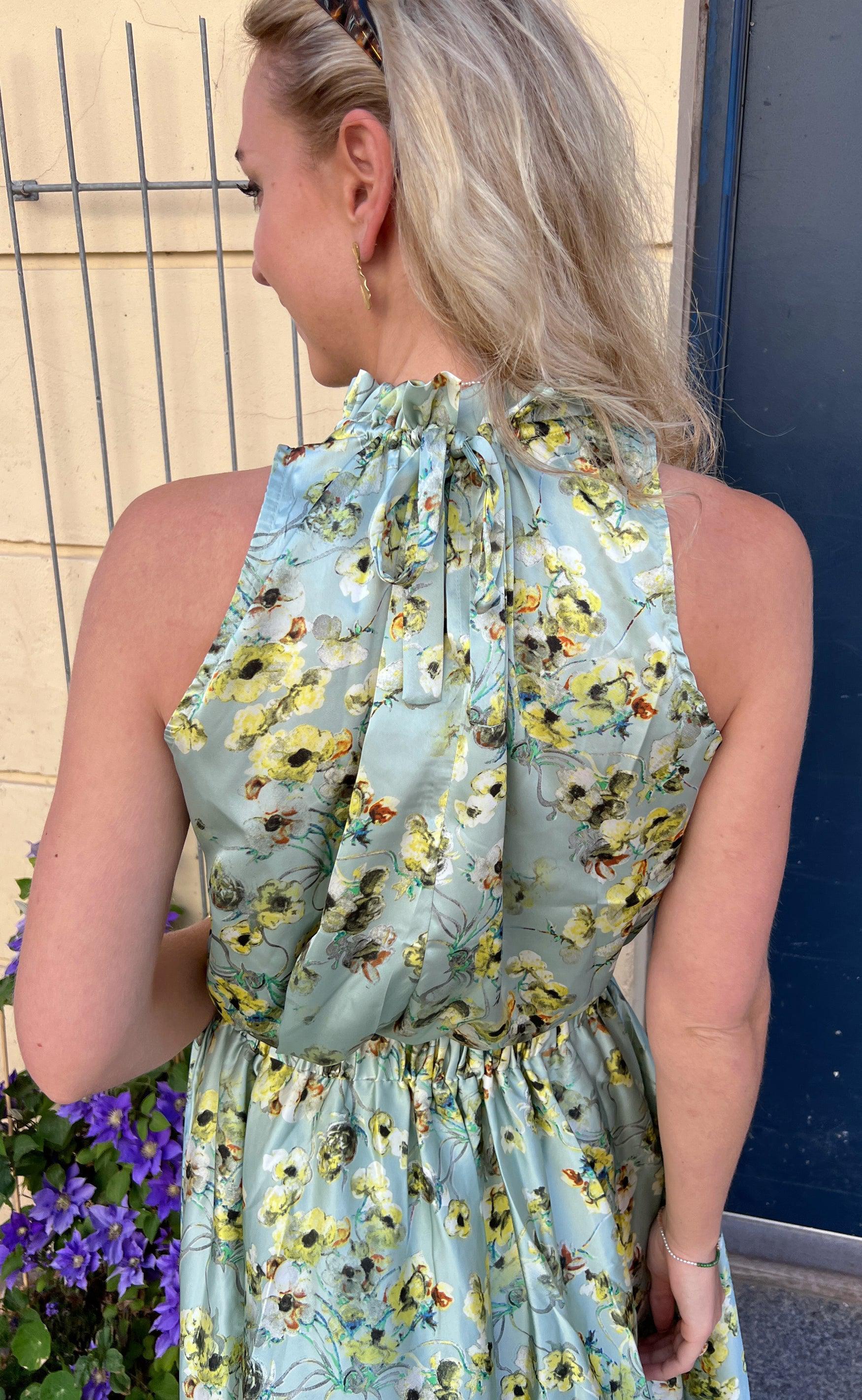 Say INA Copenhagen Top - Ellen - Green Summer (vendbar)