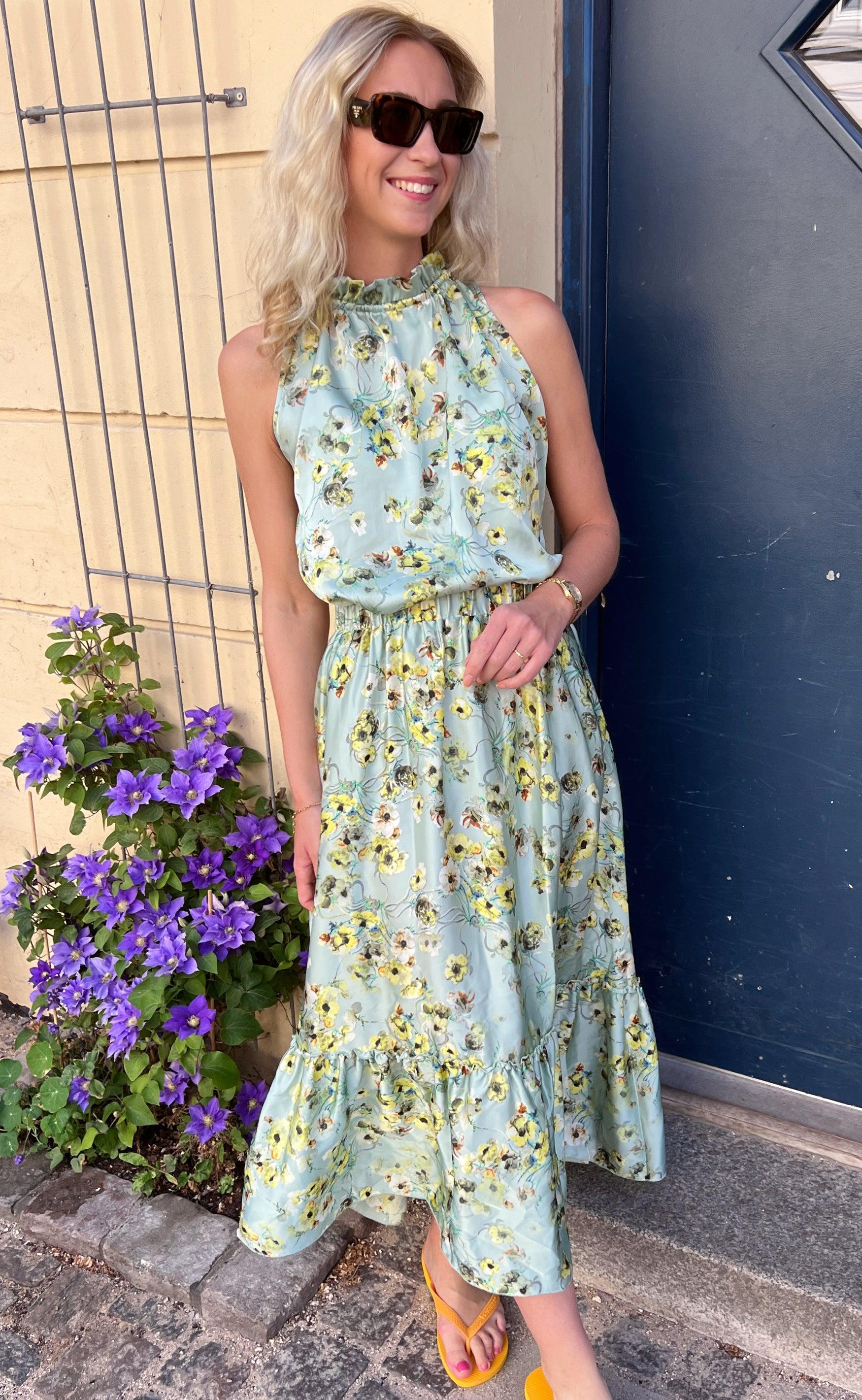 Say INA Copenhagen Top - Ellen - Green Summer (vendbar)