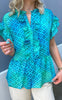 Say INA Copenhagen Top - Freya - Aqua