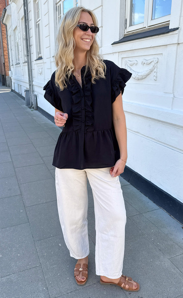 Say INA Copenhagen Top - Freya - Black