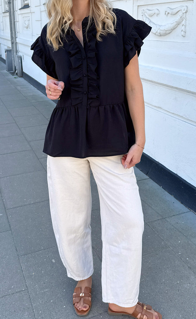 Say INA Copenhagen Top - Freya - Black