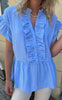Say INA Copenhagen Top - Freya - Blue Striped