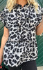 Say INA Copenhagen Top - Freya - Grey Leopard