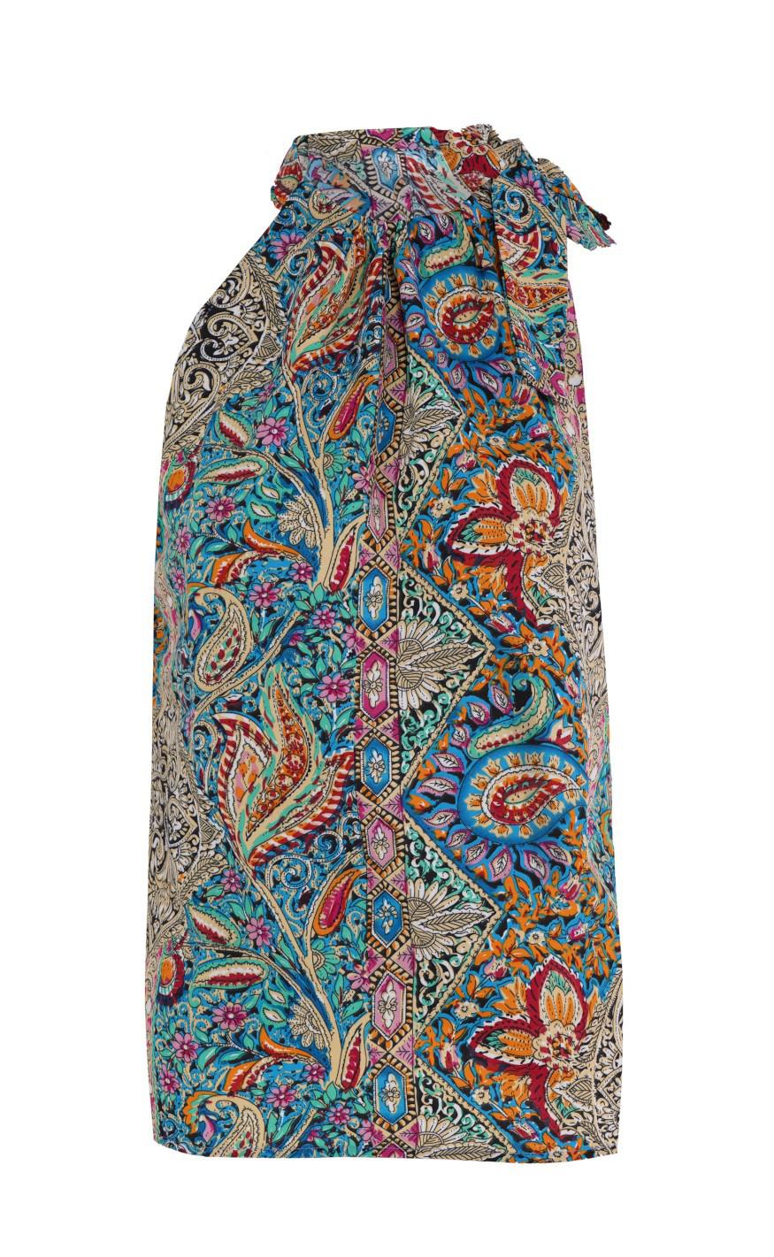 Say INA Copenhagen Top - Karo - Mixed Paisley