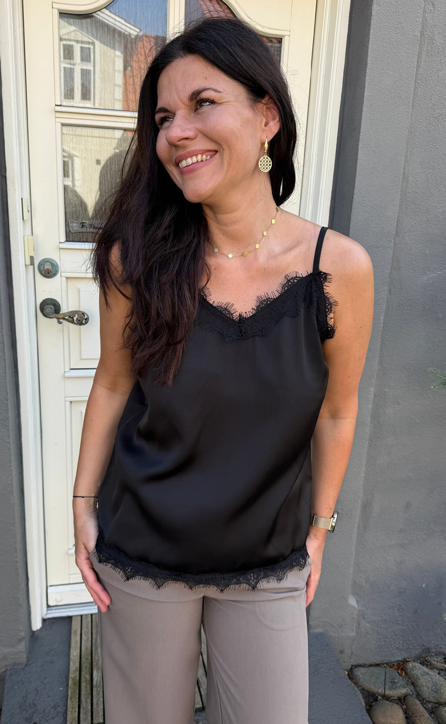 Say INA Copenhagen Top - Kiki - Black