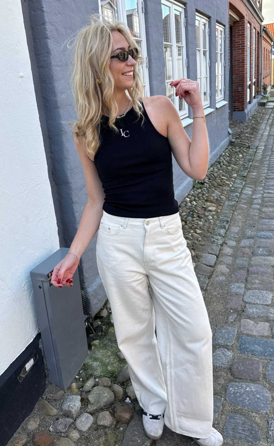 Say INA Copenhagen Top - Lea Logo - Black
