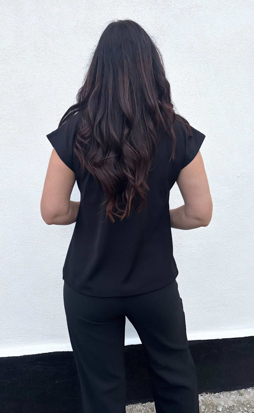 Say INA Copenhagen Top - Mira - Black